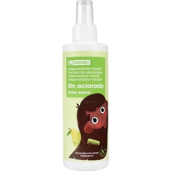 Desenredante para pelo infantil  EROSKI, spray 250 ml - 1 ud - Imagen del producto en Findit