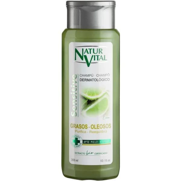 Champú cabello graso NATURALEZA Y VIDA, bote 300 ml - 1 ud - Imagen del producto en Findit