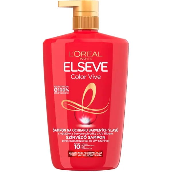 Champú color vive ELVIVE, dosificador 1 litro - 1 ud - Imagen del producto en Findit