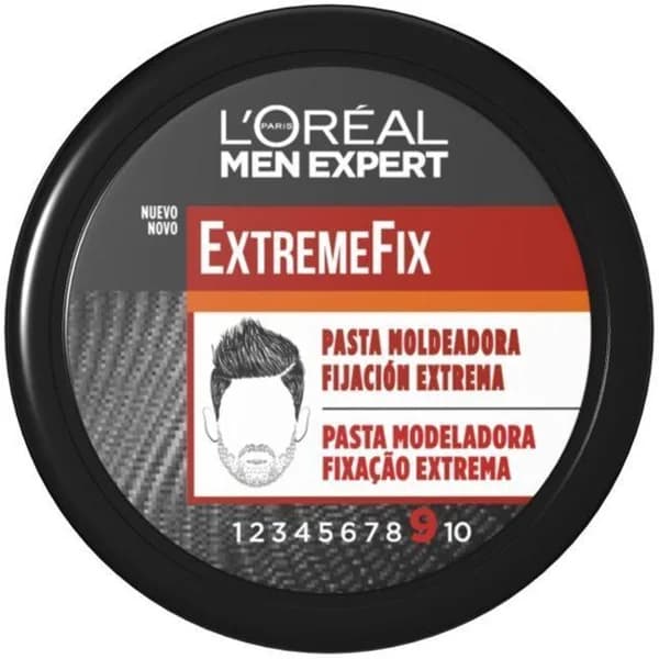 Pasta moldeadora extreme fix L`OREAL Men Expert, tarro 75 ml - 1 ud - Imagen del producto en Findit