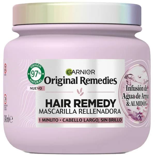 Mascarilla de arroz ORIGINAL REMEDIES, tarro 340 ml - 1 ud - Imagen del producto en Findit