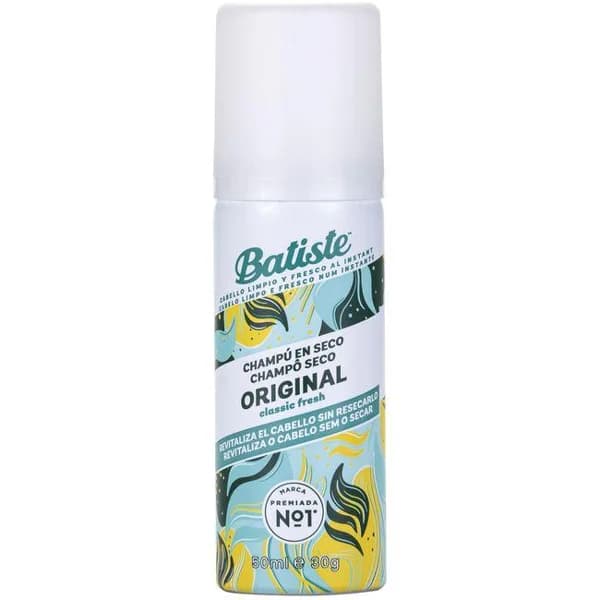 Champú en seco original formato viajes BATISTE, spray 50 ml - 1 ud - Imagen del producto en Findit