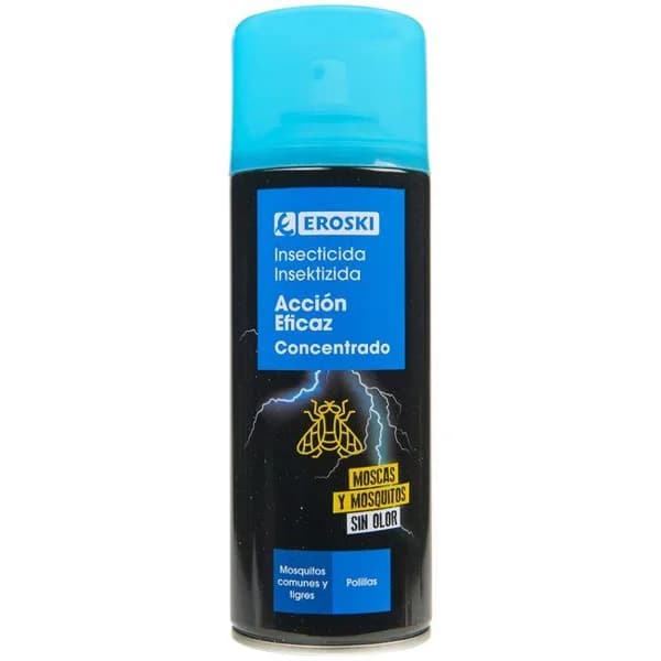 Insecticida concentrado neutro EROSKI, spray 400 ml - 0.4 l - Imagen del producto en Findit