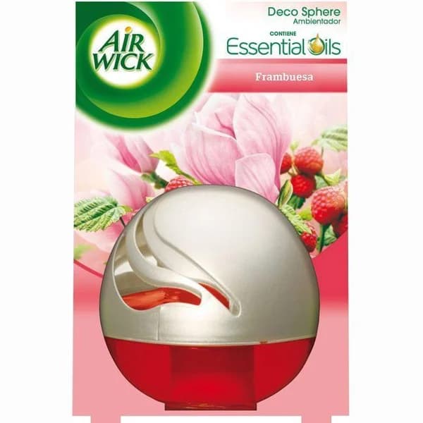 Ambientador Decosphere Frambuesa AIRWICK, pack 1u - 1 ud - Imagen del producto en Findit