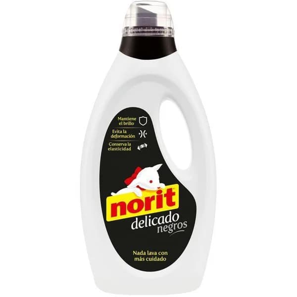 Detergente delicado negro NORIT, garrafa 32 dosis - 32 ud - Imagen del producto en Findit