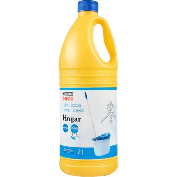 Lejia hogar EROSKI BASIC, garrafa 2 litros - 2 l - Imagen del producto en Findit