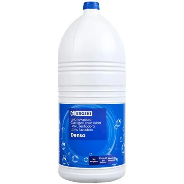 Lejía para lavadora densa EROSKI, garrafa 5 litros - 5 l - Imagen del producto en Findit