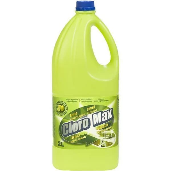 Lejía limón CLOROMAX, garrafa 2 litros - 2 l - Imagen del producto en Findit