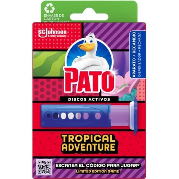 Discos tropical adventure PATO, aparato + recambio - 1 ud - Imagen del producto en Findit