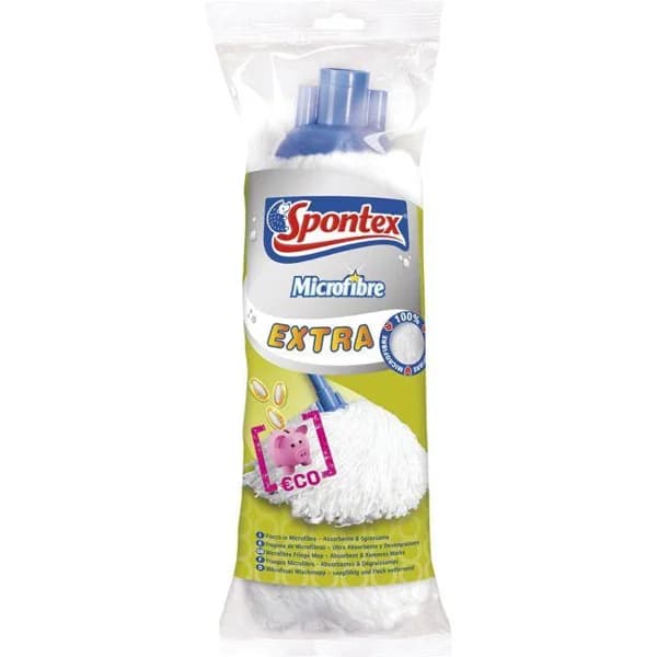 Recambio de fregona microfibre extra SPONTEX, pack 1 unid. - 1 ud - Imagen del producto en Findit