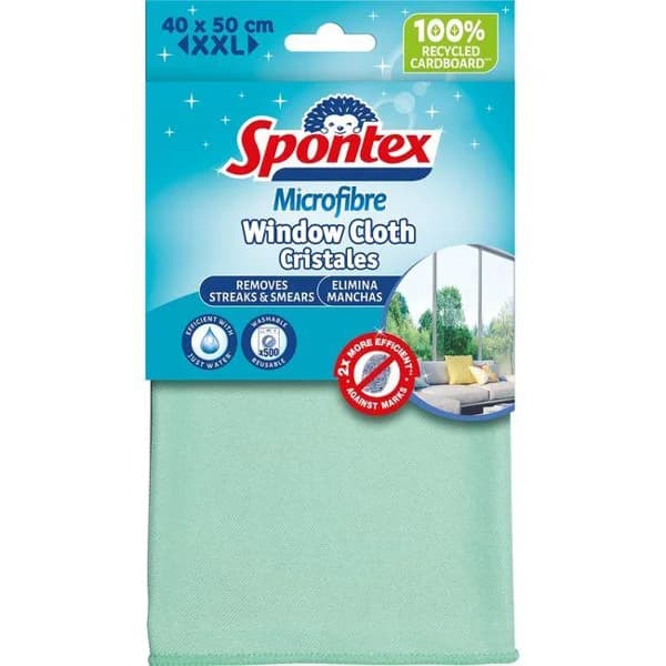 Bayeta para cristales SPONTEX, 1 ud - 1 ud - Imagen del producto en Findit