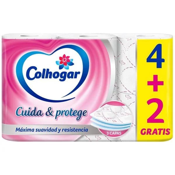 Papel Higiénico Procter COLHOGAR, paquete 6 ud - 6 ud - Imagen del producto en Findit