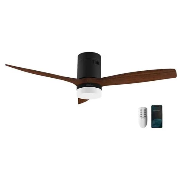 Ventilador de techo, 132 cm, 40W, Energy Silence 5600 Black Aqua Connected CECOTEC - 1 ud - Imagen del producto en Findit