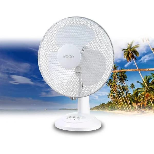 Ventilador sobremesa 30 cm, 35 W, 21410 SOGO - 1 ud - Imagen del producto en Findit