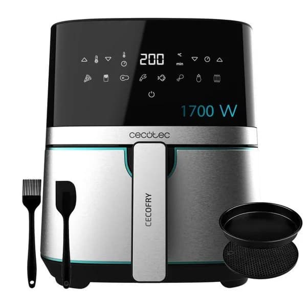 Freidora de aire sin aceite, 1700, 5,5 litros, Cecofry Full Inox 5500 Pro CECOTEC - 1 ud - Imagen del producto en Findit