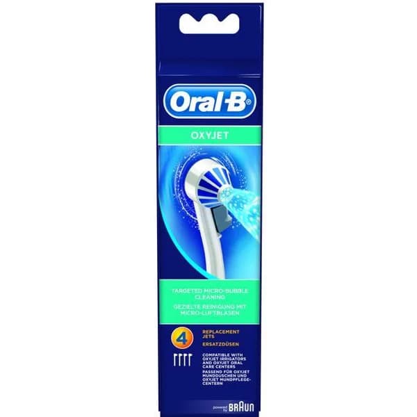 Recambio de irrigador dental Professional Care Md20 Oxyjet ORAL B, pack 4 uds - 4 ud - Imagen del producto en Findit