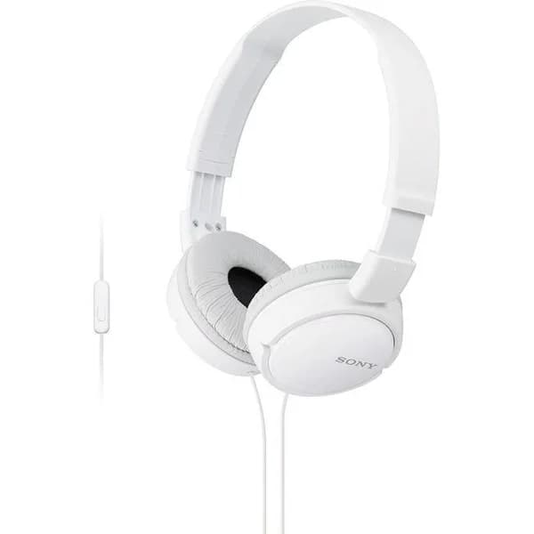 Auriculares de diadema blancos con micrófono, MDR-ZX110APW SONY - 1 ud - Imagen del producto en Findit