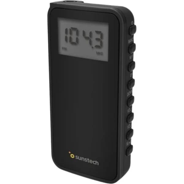 Radio portátil negra RPD23BK SUNSTECH - 1 ud - Imagen del producto en Findit