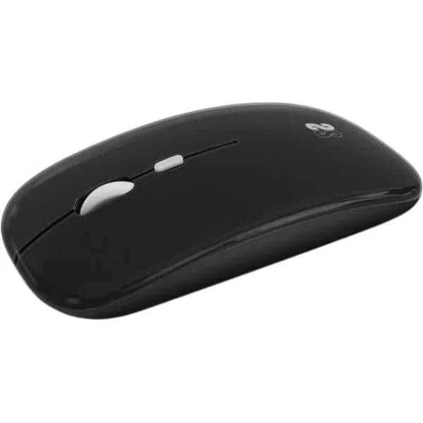 Ratón óptico inalámbrico negro recargable, Dual Flat SUBBLIM - 1 ud - Imagen del producto en Findit