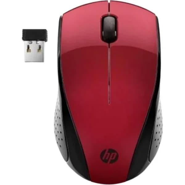 Ratón óptico inalámbrico rojo, 1600 dpi, 220 HP - 1 ud - Imagen del producto en Findit