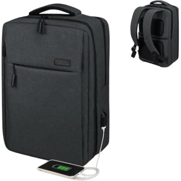 Mochila maletín gris de portátil 16'', Air Padding SUBBLIM - 1 ud - Imagen del producto en Findit