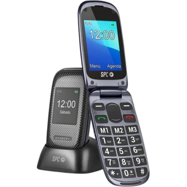 Teléfono móvil libre negro, 2304N Harmony SPC - 1 ud - Imagen del producto en Findit