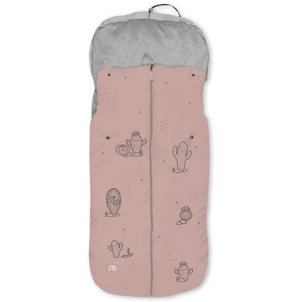 Saco universal estampado cactus rosa para silla de paseo, impermeable INTERBABY - 1 ud - Imagen del producto en Findit