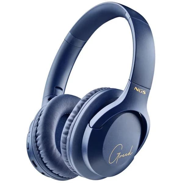 Auriculares de diadema BT Artica Greed, azul, NGS - 1 ud - Imagen del producto en Findit