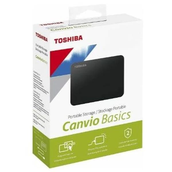 HDD externo 2,5" 2Tb. USB3 Toshiba CANVIO 2022 - 1 ud - Imagen del producto en Findit