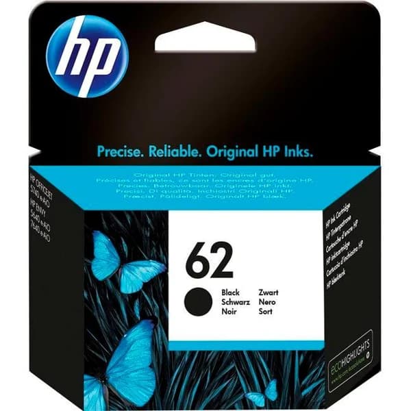 Cartucho de tinta original negro, C2P04AE, 62 HP, 1 ud - 1 ud - Imagen del producto en Findit