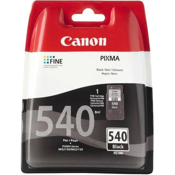 Cartucho de tinta original negro, PG-540 CANON, 1 ud - 1 ud - Imagen del producto en Findit