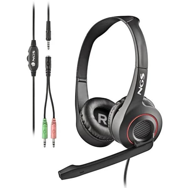 Auriculares PC diadema micrófono negro MSX10 Pro NGS - 1 ud - Imagen del producto en Findit