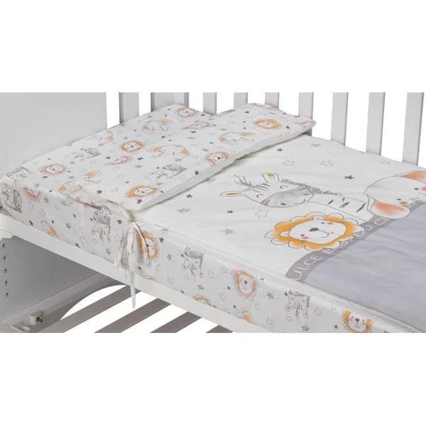 Saco cuna león, bajera ajustable, cremallera a ambos lados INTERBABY, 120x60 cm - 72 m - Imagen del producto en Findit