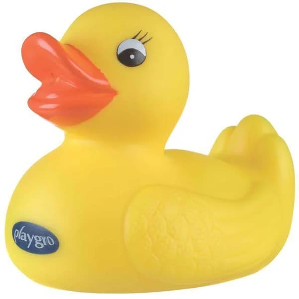 Pato de baño amarillo, edad rec: +6 meses PLAYGRO - 1 ud - Imagen del producto en Findit