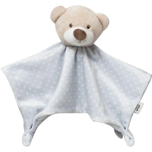 Dudu sonajero osito gris, mantita de apego para bebe, tacto extrasuave INTERBABY - 1 ud - Imagen del producto en Findit