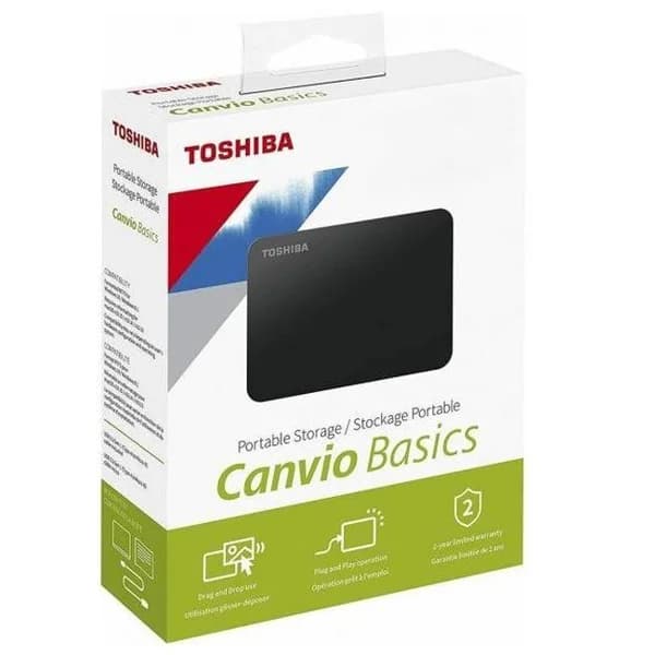 HDD externo 2,5" 1Tb. USB3 Toshiba CANVIO 2022 - 1 ud - Imagen del producto en Findit
