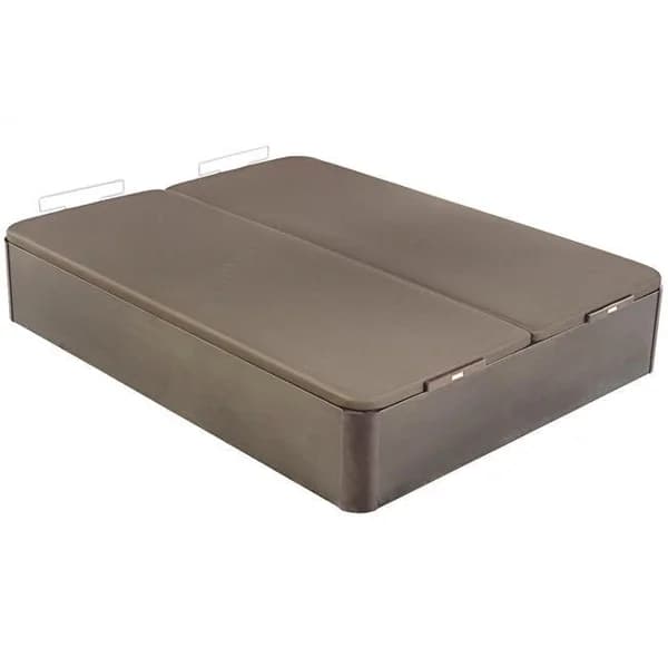 Canapé abatible madera al suelo 3D doble tapa 150x190 Wengué PIKOLIN - 1 ud - Imagen del producto en Findit