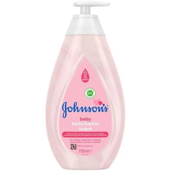 Jabón para baño suave Pink JOHNSON¿S, dosificador 750 ml - 0.75 l - Imagen del producto en Findit