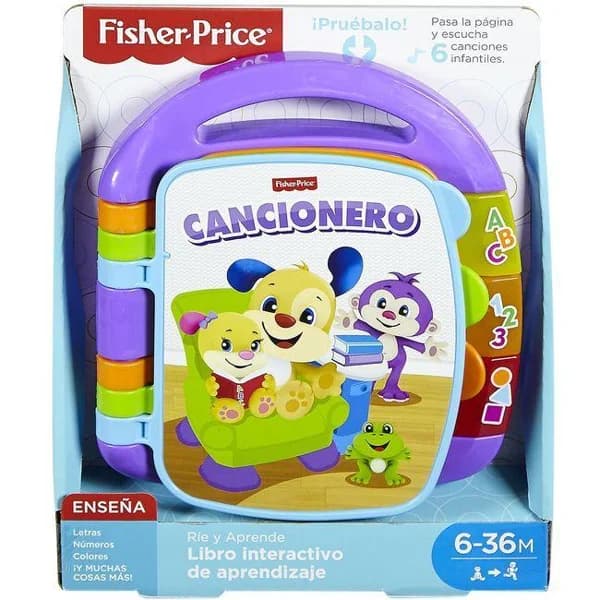 Libro interactivo aprendizaje perrito,pilas no inc, edad rec:+6 meses FISHER PRICE - 1 ud - Imagen del producto en Findit