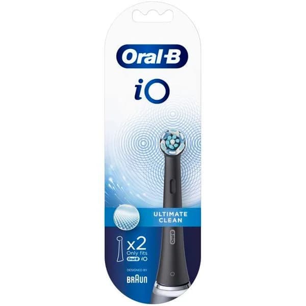 Recambio cepillo eléctrico iO Ultimate Clean Negro ORAL-B, 2 uds - 1 ud - Imagen del producto en Findit