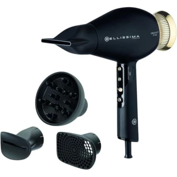 Secador de pelo, 1800 W, 4 accesorios, Creativity 4 you BELLISSIMA - 1 ud - Imagen del producto en Findit