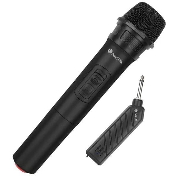 Micrófono para karaoke negro bluetooth Singer Air NGS - 1 ud - Imagen del producto en Findit