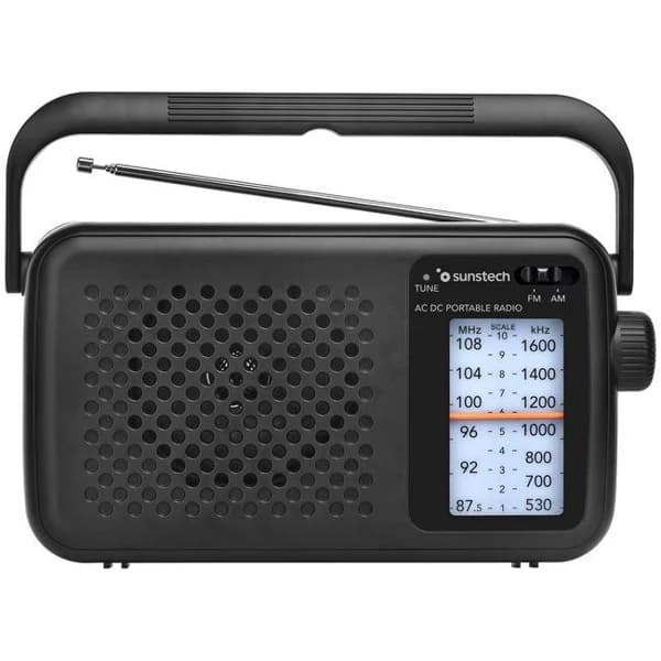 Radio portatil AM/FM analogica RPS760BK SUNSTECH - 1 ud - Imagen del producto en Findit