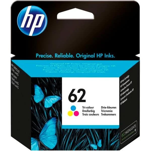 Cartucho de tinta original tricolor, C2P06AE, 62 HP, 1 ud - 1 ud - Imagen del producto en Findit