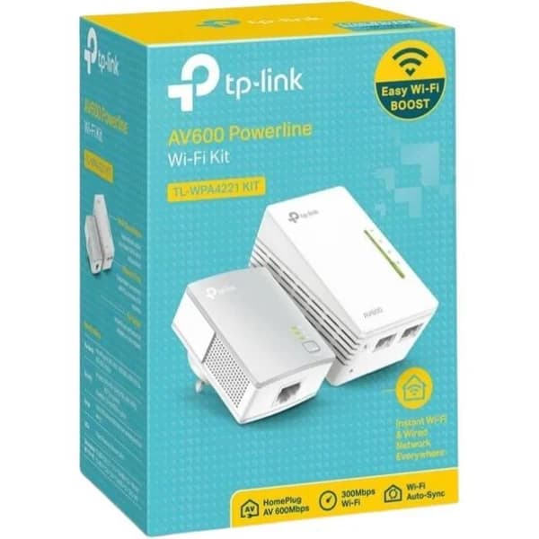 Extensor cobertura Wifi 300Mbps TL-WPA4221 KIT AV600 TP-LINK - 1 ud - Imagen del producto en Findit