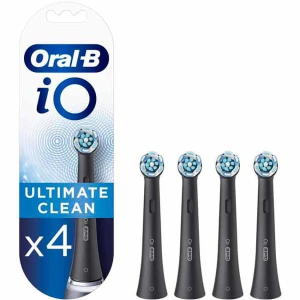Recambio cepillo dental negro IO ORAL-B, pack 4 uds - 1 ud - Imagen del producto en Findit