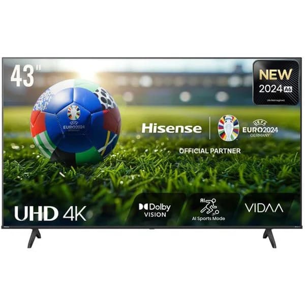 Televisión Led 43" 4K FHD Smart 43A6N HISENSE - 1 ud - Imagen del producto en Findit