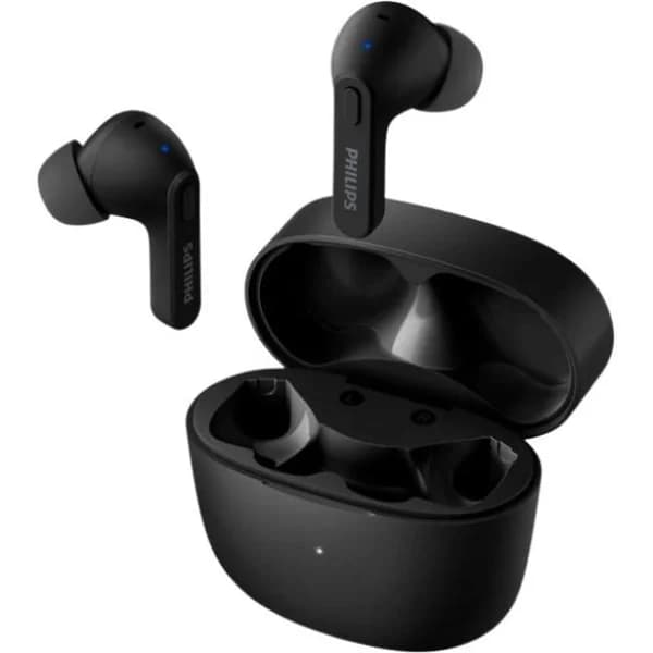 Auriculares de botón negros bluetooth, TAT2206BK/00 PHILIPS - 1 ud - Imagen del producto en Findit