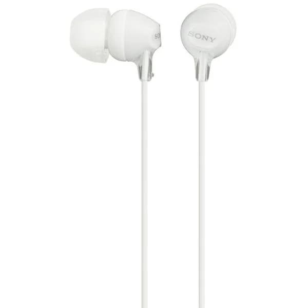 Auriculares de botón blanco MDR-EX15LPW SONY - 1 ud - Imagen del producto en Findit