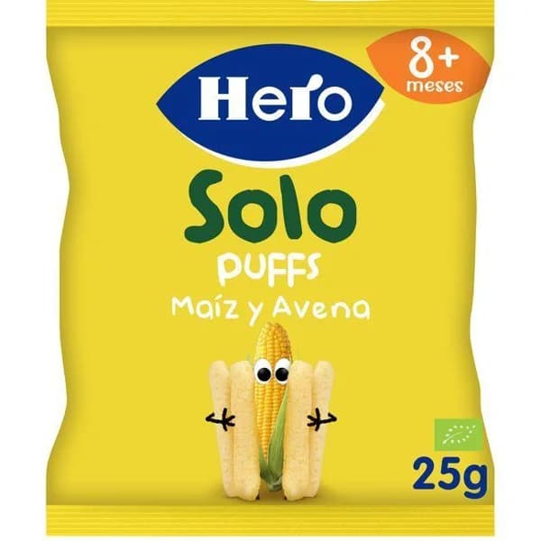 Snack eco de maíz  y avena HERO, bolsa 25 g - 0.03 kg - Imagen del producto en Findit